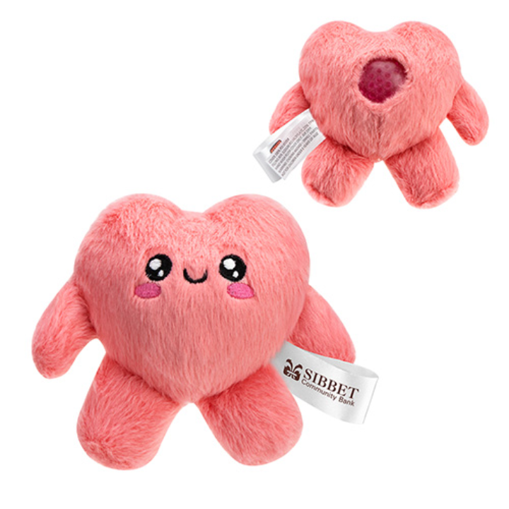 Promotional Stress Busters™ Fluffy Heart