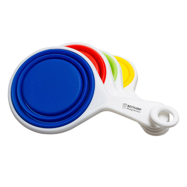 Promotional Pop Out Silicone Measuring Cups
