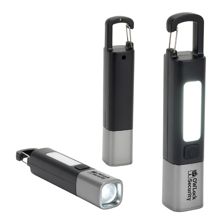 Rechargeable Carabiner LED Flashlight Promotional Rechargeable Carabiner LED Flashlight