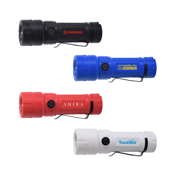 Promotional Rechargeable LED Clip Flashlight