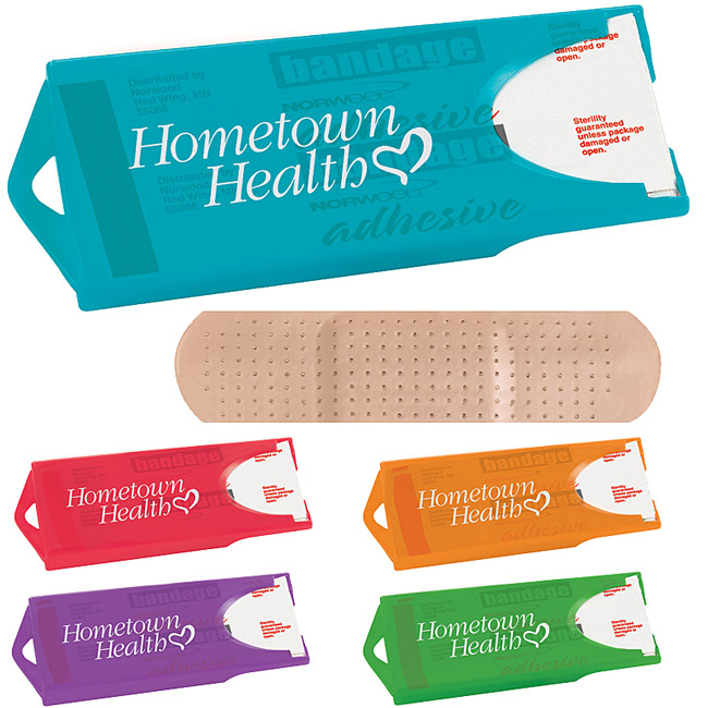 Custom Colored Bandage Dispenser Bandages and Dispensers 0.60 Ea