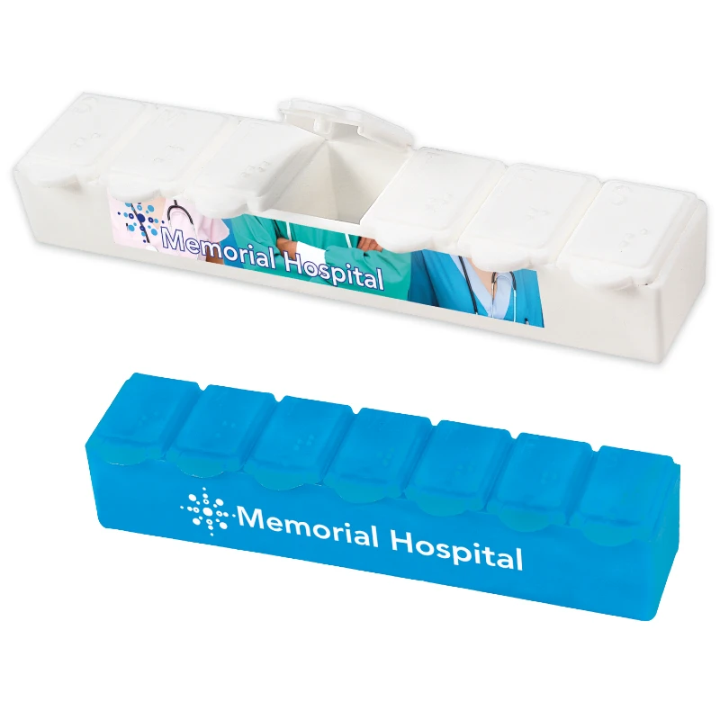 Promotional AM/PM Jumbo Easy Scoop Pill Box