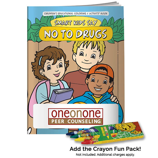Promotional Smart Kids Say No to Drugs Coloring Book