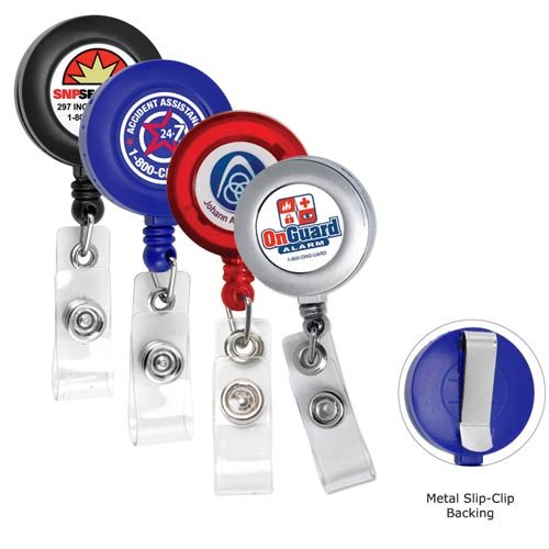 Promotional Retractable Badge Reel-4 Color Process