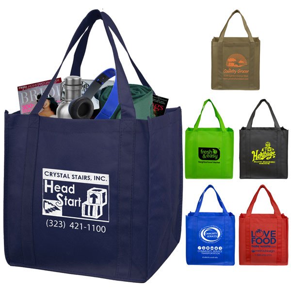 Promotional Non-Woven Custom Grocery Tote 