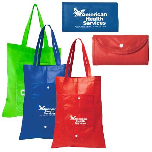 Promotional Non-Woven Fold-Up Tote