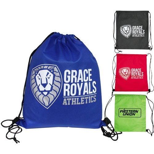 Promotional Non-Woven Economy Drawstring Cinch Pack