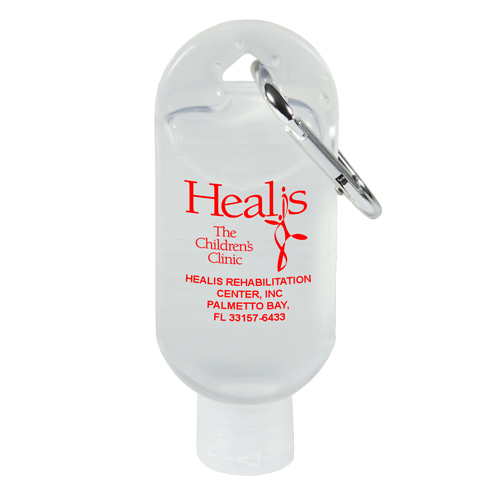 Hand Sanitizer Squeeze Bottle with Carabiner Hand Sanitizers 0.92 Ea