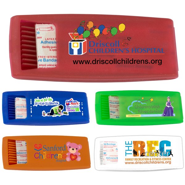 Promotional Bandage Dispenser - 4 Color Process