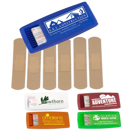 Promotional 6 PC Bandage Dispenser