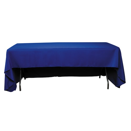 View Image 2 of Throw Style 3-Sided Table Cover - 8FT (4 Color Process)