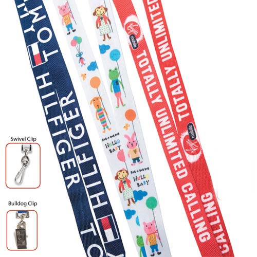 Promotional Multi-Color Sublimation Lanyard - 3/8