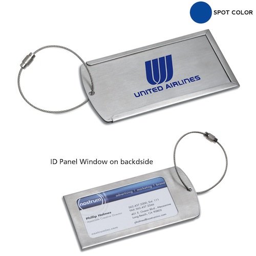 Promotional Prestige Metal Luggage Tag