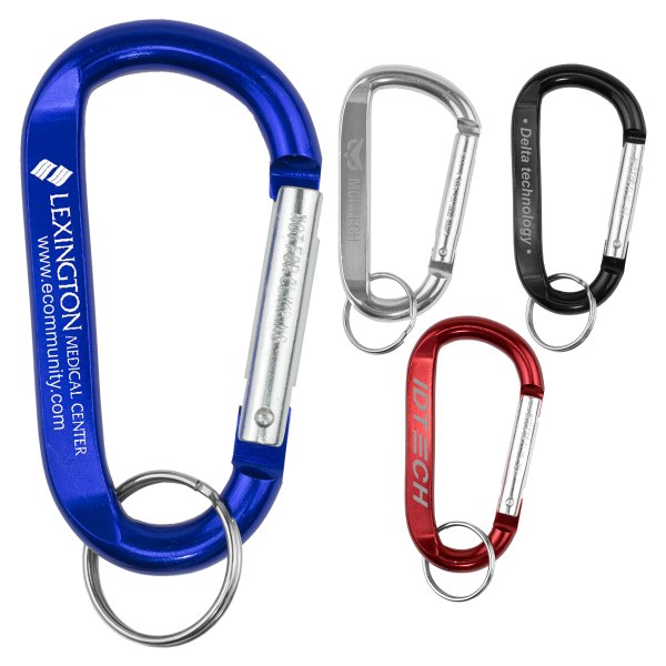 View Image 2 of Carabiner with Split Ring - Large