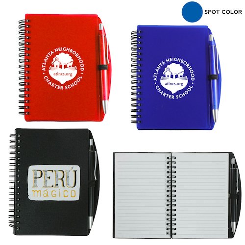 Promotional Carmel Jotter Notepad with Pen