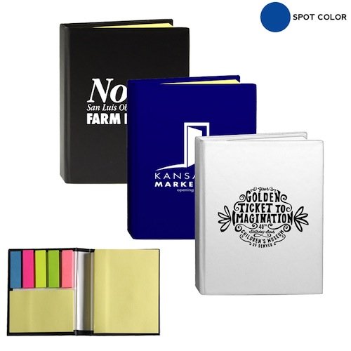 Promotional Full Size Sticky Note/Flag Book