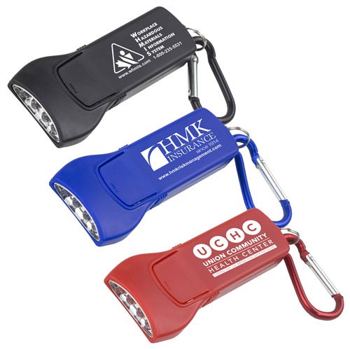 Promotional Beamer 4 LED Keyholder Keylite with Carabiner 