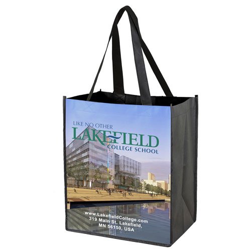 Promotional Large Full Color Grocery Shopping Tote