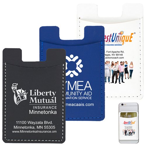 Promotional Executive Leatherette Cell Phone Wallet