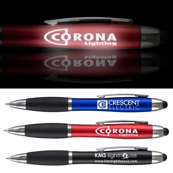 Promotional Corona Light Up Stylus Pen 