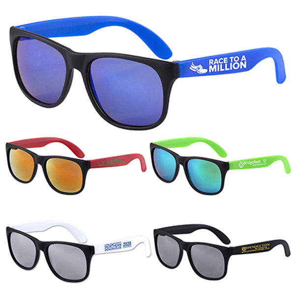 View Image 2 of Newport Tint Colored Mirror Tint Sunglasses 