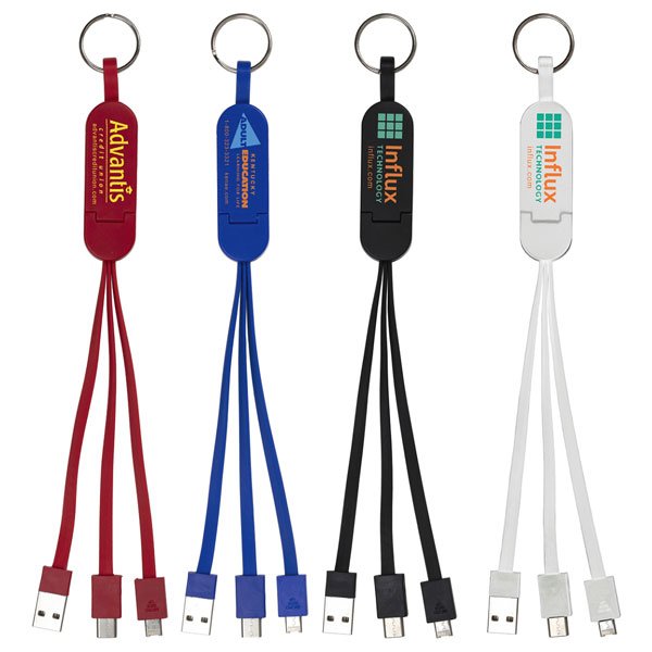 Promotional Escalante 3-In-1 Cell Phone Charging Cable