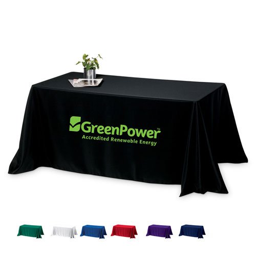 Promotional Throw Style 4-Sided Table Cover - 6FT