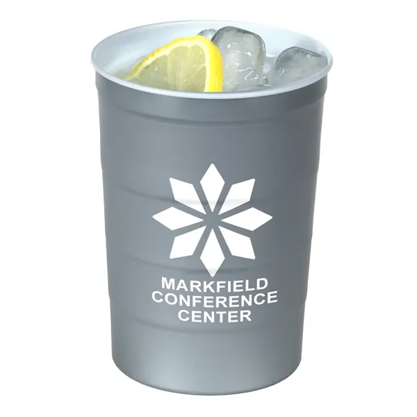 Promotional Cool Steel Beverage Cup-16oz