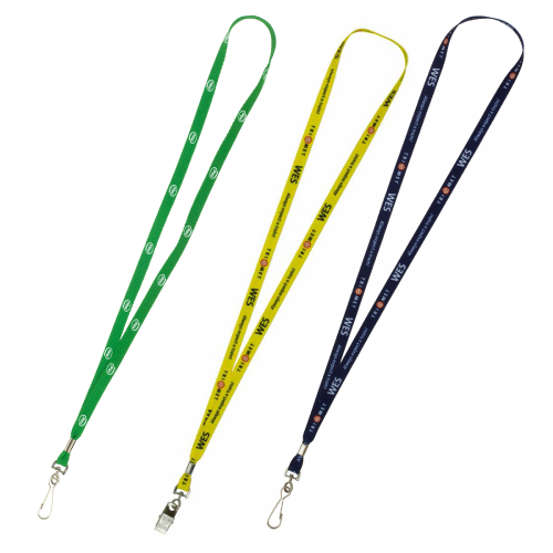 Promotional Textured Polyester Multi-Color Sublimation Lanyard