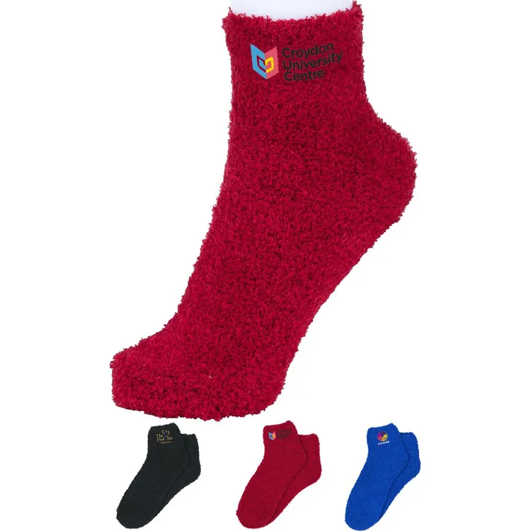 Promotional Fuzzy Fun Sock