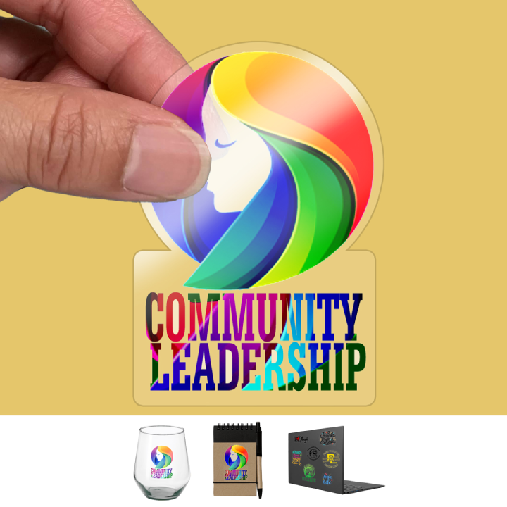 Promotional Full Color Removable 6 Mil Kiss-Cut Stickers (4.1 – 9 sq. in.)