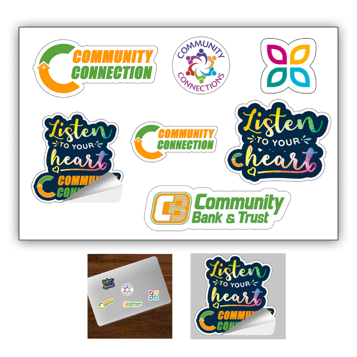 Promotional 4” x 6” Full Color Removeable Sticker