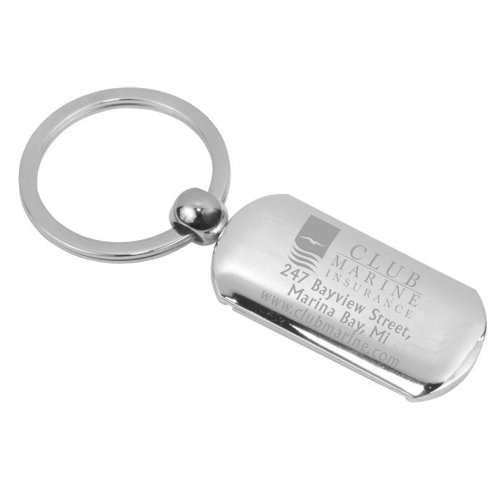 Promotional JENS Laser Engraved Metal Keyholder