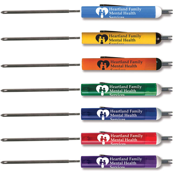 Promotional Reversible 2.5mm Tech - #0 Phillips Valve Stem Top Screwdriver 