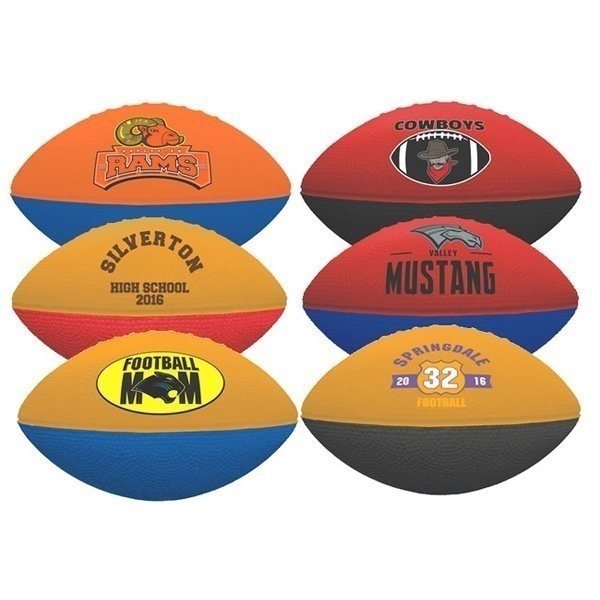 View Image 3 of Foam Footballs - Two-Toned