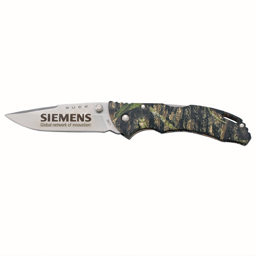 Promotional Buck® Bantam™ BBW Camo Lockback Knife