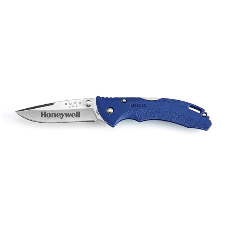 Promotional Custom Buck® Bantam™ BBW Blue Lockback Knife 