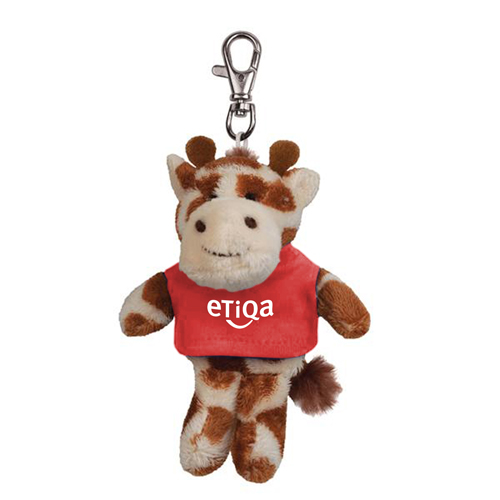 Giraffe Wild Bunch Key Tag