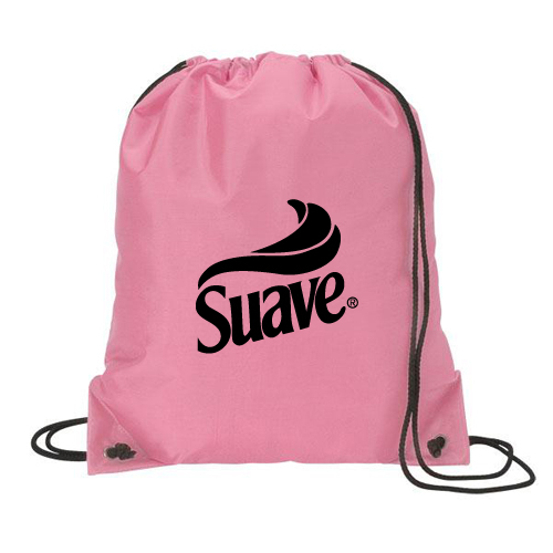 Promotional Pink String Backpack