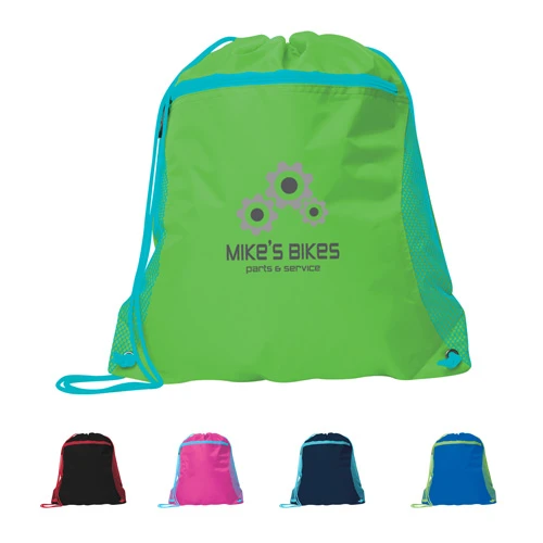 Promotional Duo Color Mesh Pocket Sport Pack