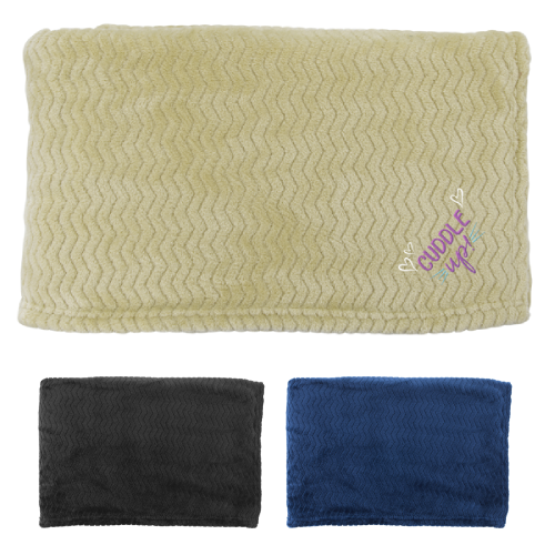 Promotional Microfiber Wave Blanket