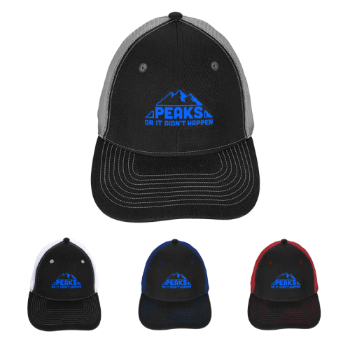 Promotional Mid-Profile Accent Mesh Snapback Cap