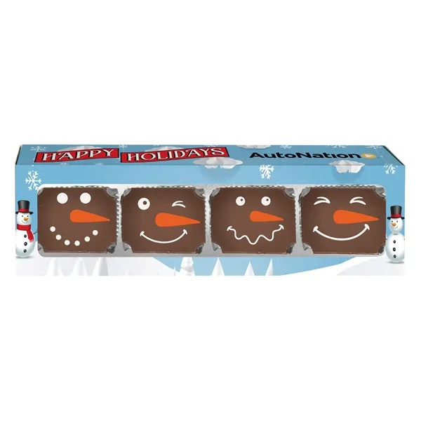 Promotional Holiday Snowman Chocolate Slider Box