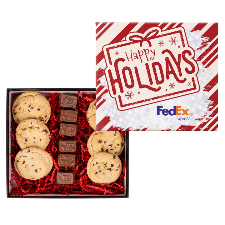 Promotional Gift Box Chocolate Chip Cookies