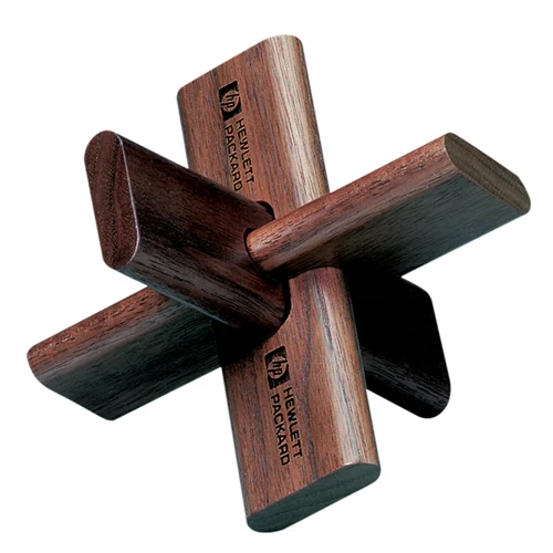 Promotional Star Walnut Puzzle