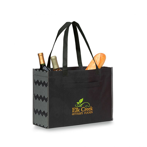 Promotional Chevron Non-Woven Shopper