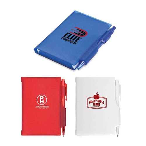 Promotional Memo Pad with Pen Lock