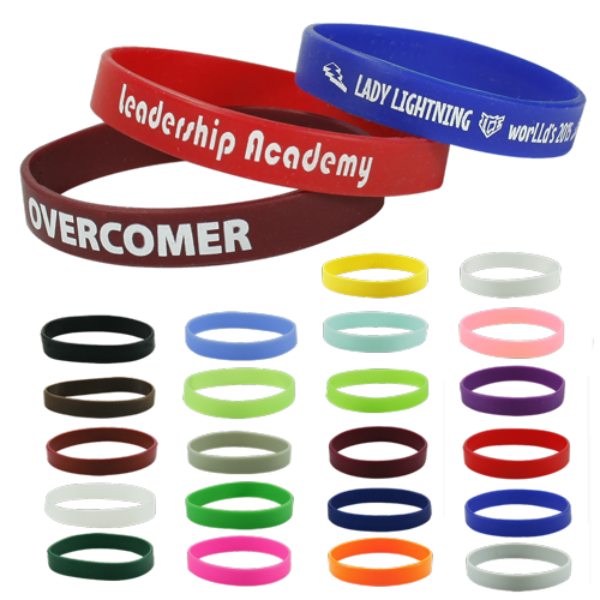 Promotional Silicone Wristband - 1/2