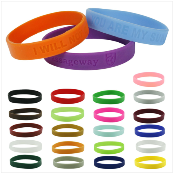 Promotional Silicone Wristband - 1/2