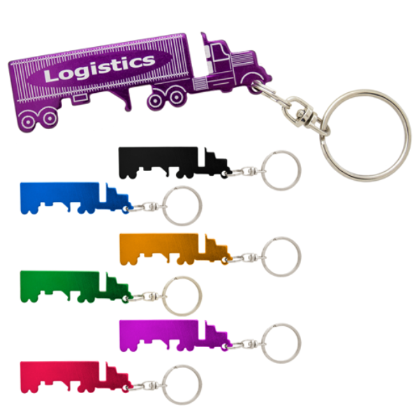 Promotional Truck Bottle Opener Keychain